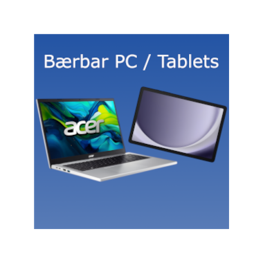 B&aelig;rbar PC / Tablets