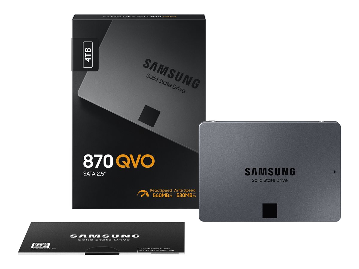 4TB SSD Samsung 2,5 870 QVO SSD 2,5" - BWS Computers ApS