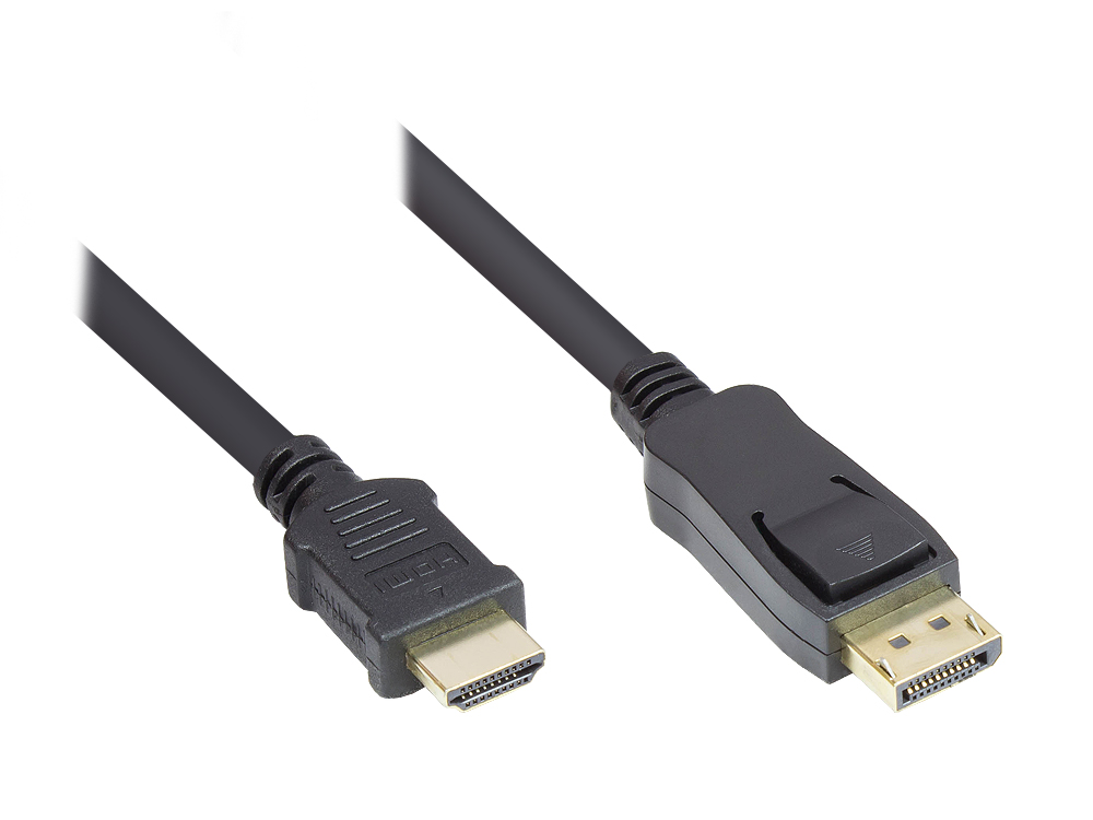 Anklage Berigelse batteri DisplayPort til HDMI skærm kabel 1 M - DisplayPort kabel - BWS Computers ApS