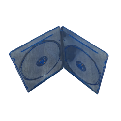 DVD Blue Cases  2stk DVD slim