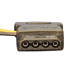 Y-str�mkabel - SATA han til 3x Molex hun