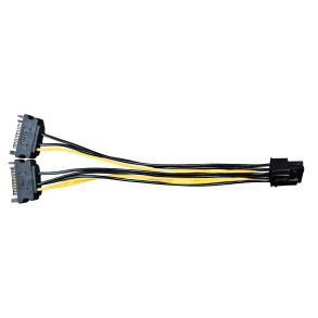 2x SATA til 8pin PCIe Bulk