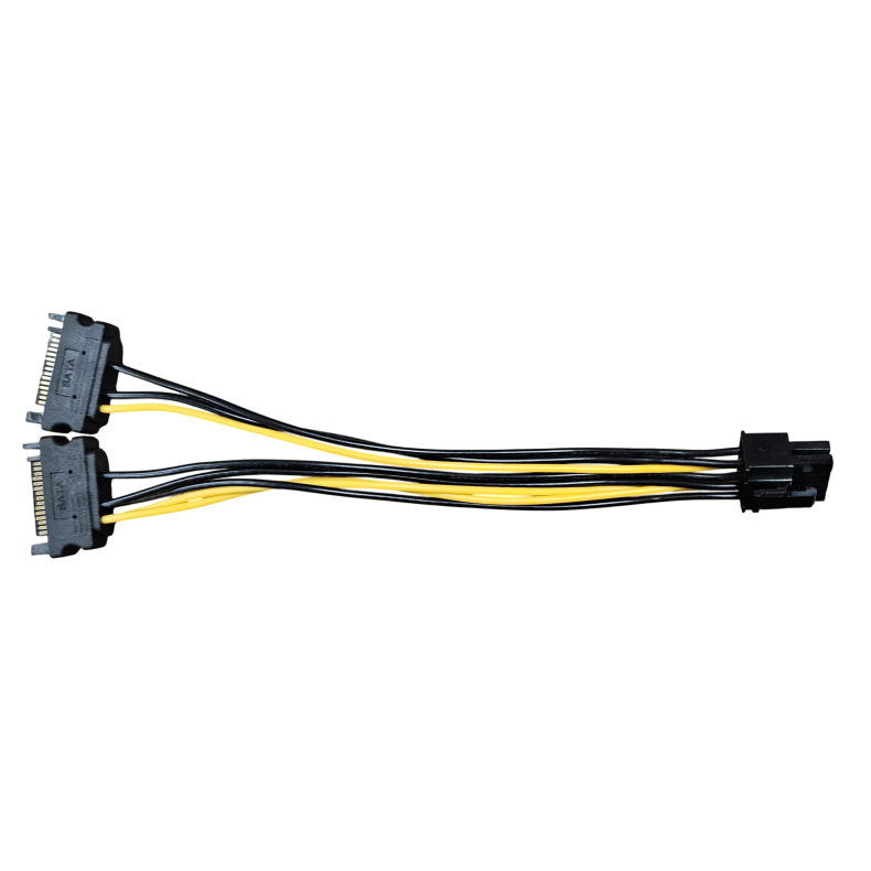 2x SATA til 8pin PCIe Bulk