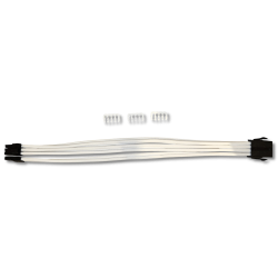 8-Pin PCI-E extension 30cm Hvid
