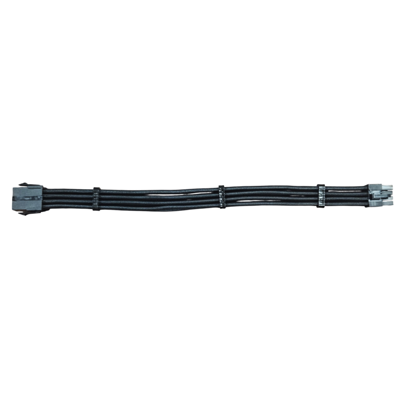 8-Pin PCI-E extension 30cm Sort