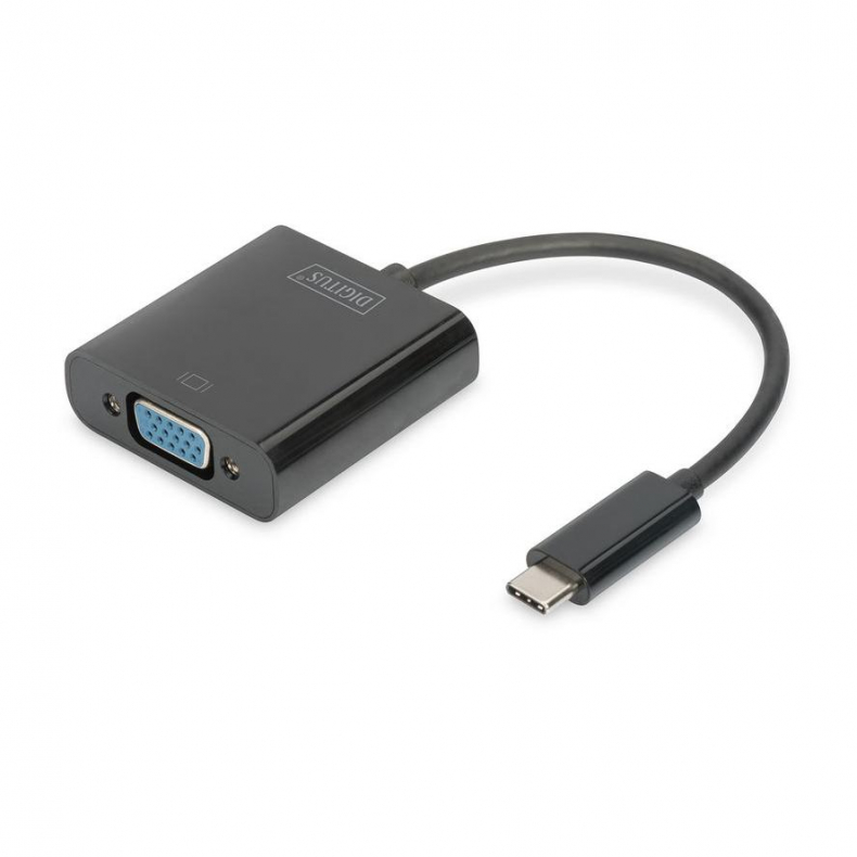 DIGITUS USB-C til VGA 19,5cm