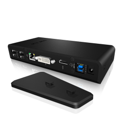 DockingStation USB 3.0/2.0 til HDMI,DV-I, USB LAN
