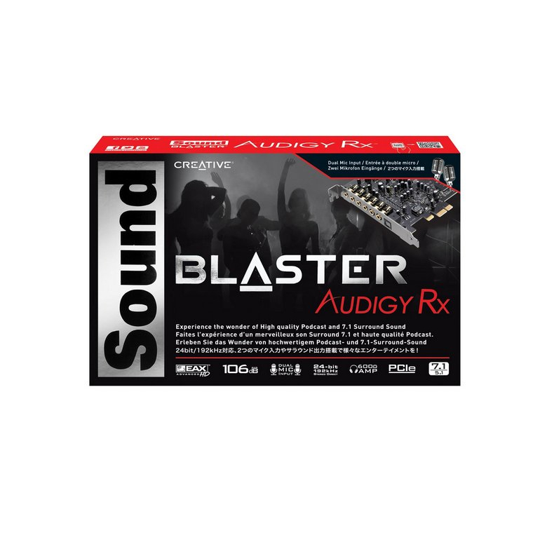 SOUND BLASTER AUDIGY RX PCIe 7.1