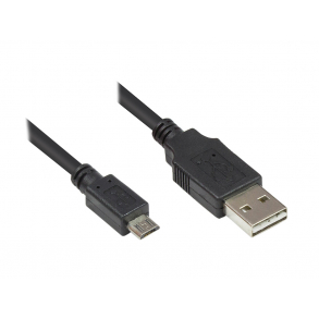 USB 2.0 type A til Micro-B USB 0,5M