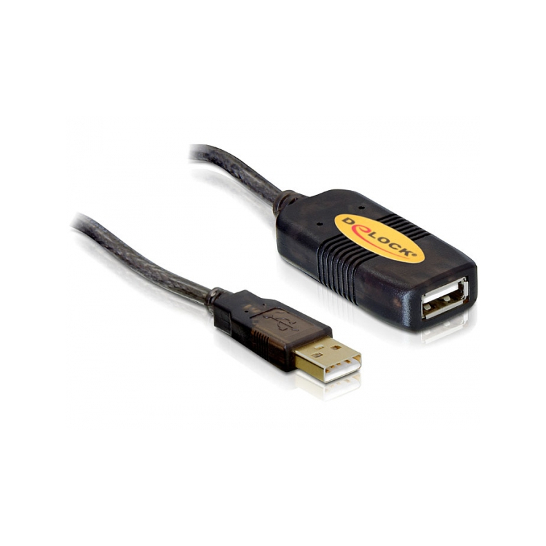 Aktivt USB 2.0-kabel A/B 10.meter