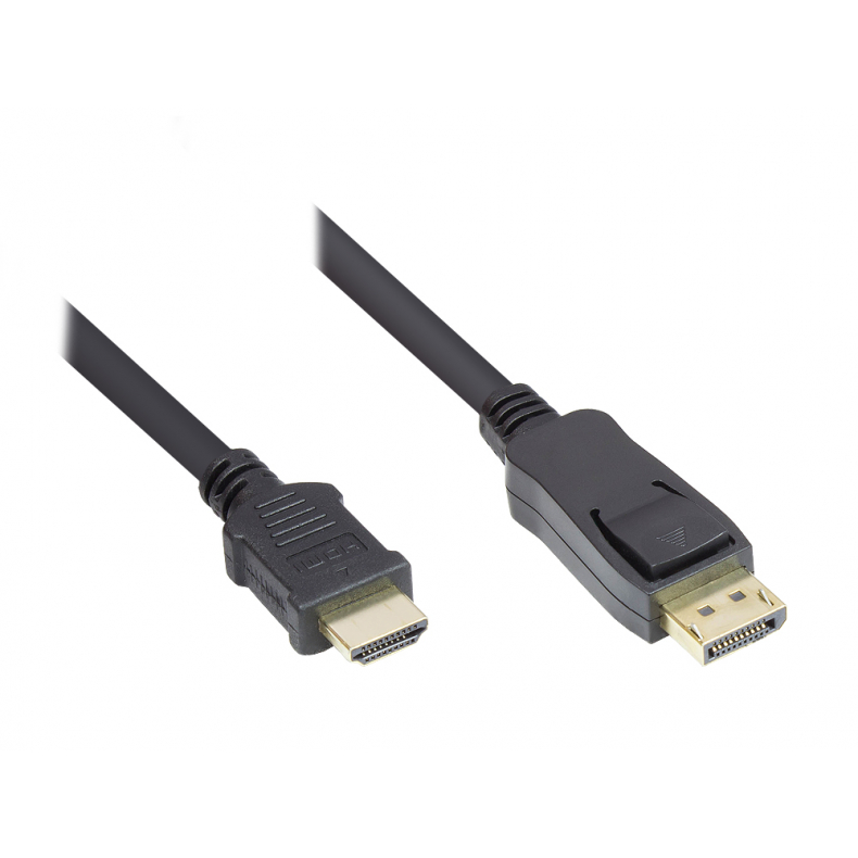 2 m. DisplayPort 1.2 til HDMI