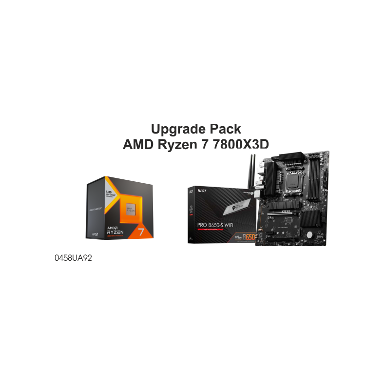 Upgrade Pack Ryzen 7 7800X3D + B650-S MB AM5 ATX
