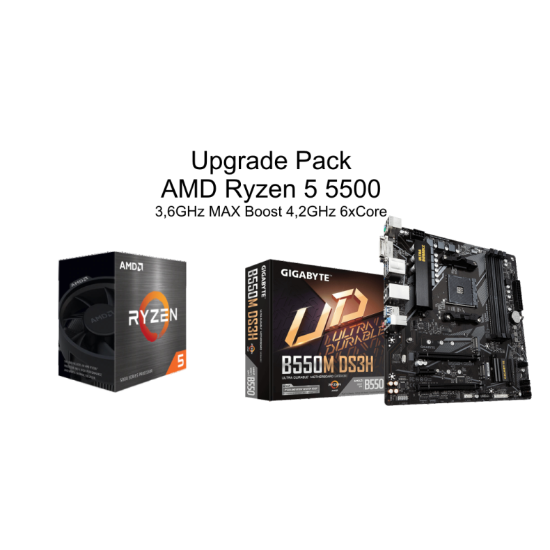 Upgrade Pack AMD Ryzen5 5500 + MB