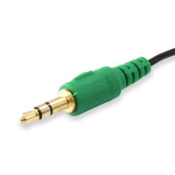 3,5mm 4pol Hun til 2x3,5 Mic/Head 0,1cm