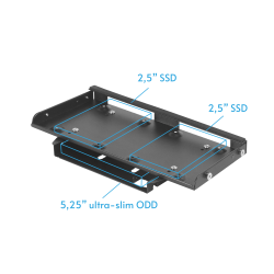 Chieftec Pro Cube Mini CN-01B-OP) u/PSU