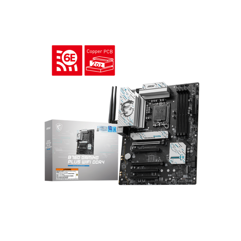 MSI B760 G. plus wifi DDR4 S1700 ATX