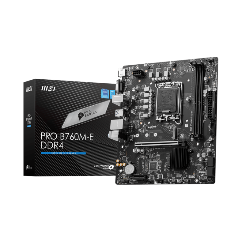 MSI PRO B760M-E DDR4 B760,S1700,mATX