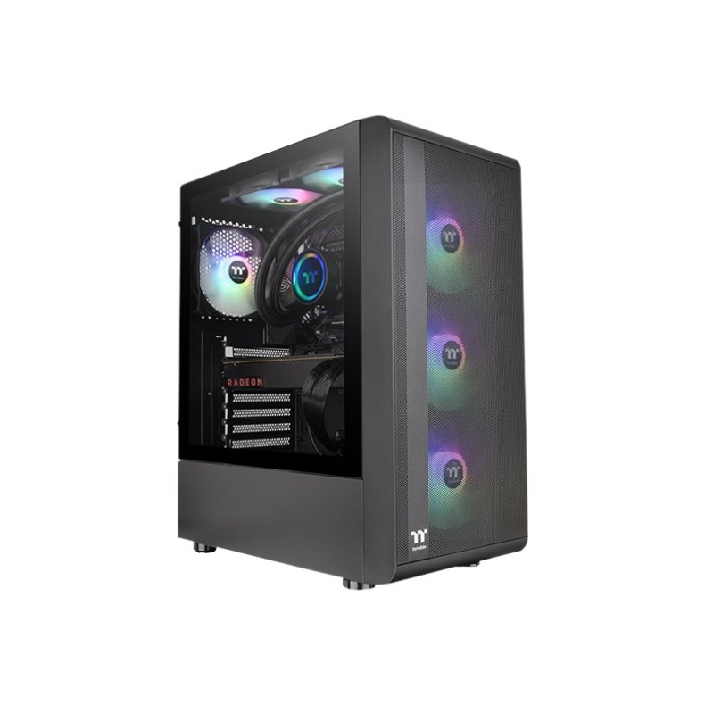 Thermaltake S200 TG ARGB Sort ATX u/ps