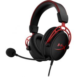 HyperX Cloud Alpha Sort/Rd Kablet