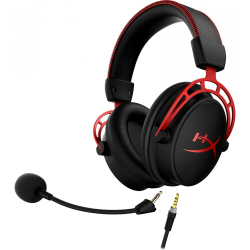 HyperX Cloud Alpha Sort/Rd Kablet