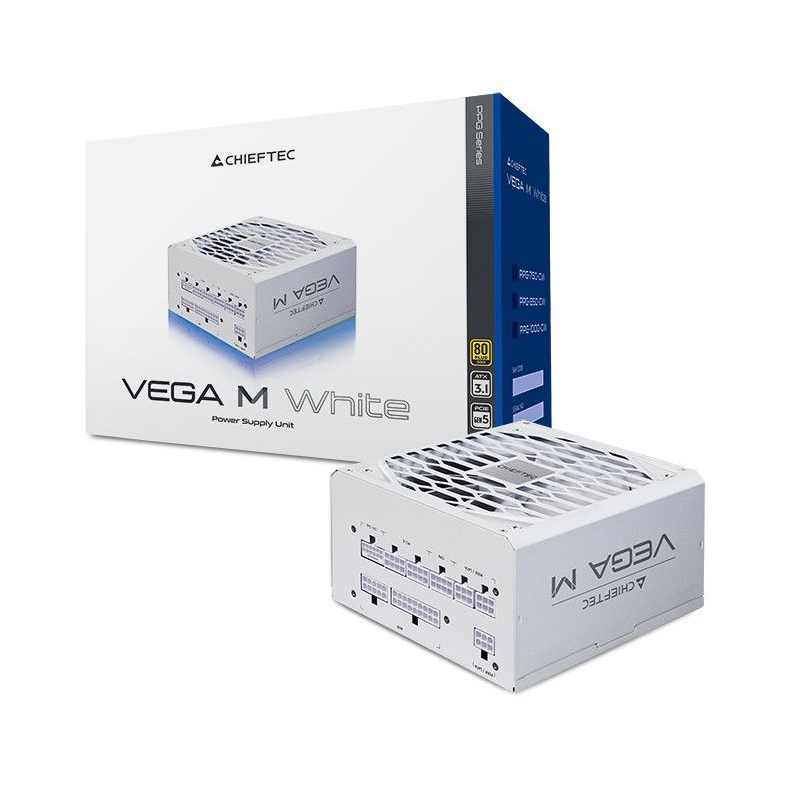 750W Chieftec ATX 3.1 80 GOLD Modu. White