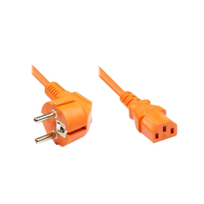2m 230V Str�mkabel Orange
