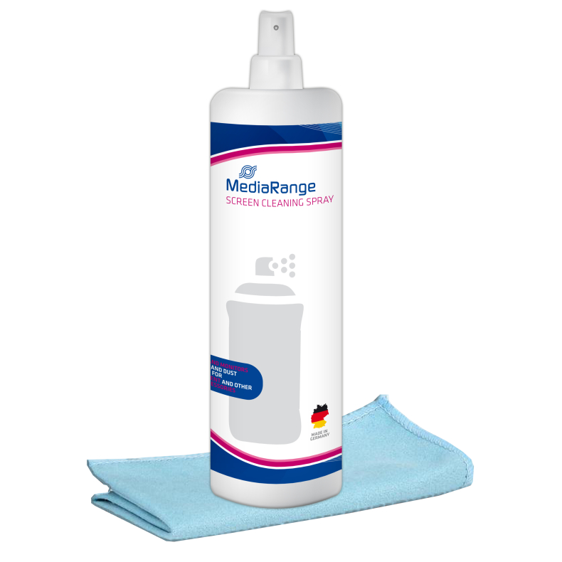 Screen Cleaner Spray 250ml med klud