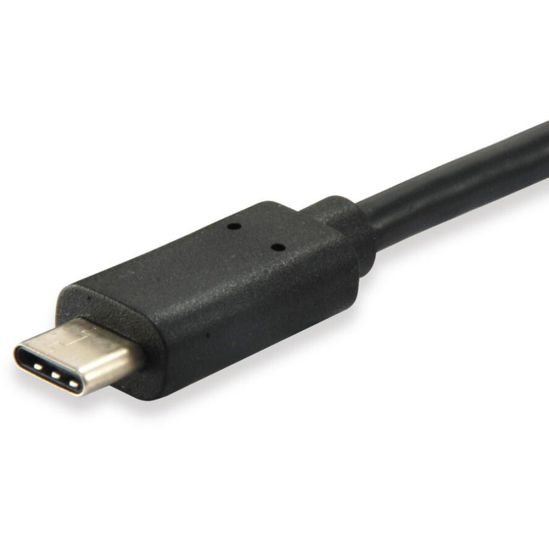 1m USB2.0 C han til B han SORT