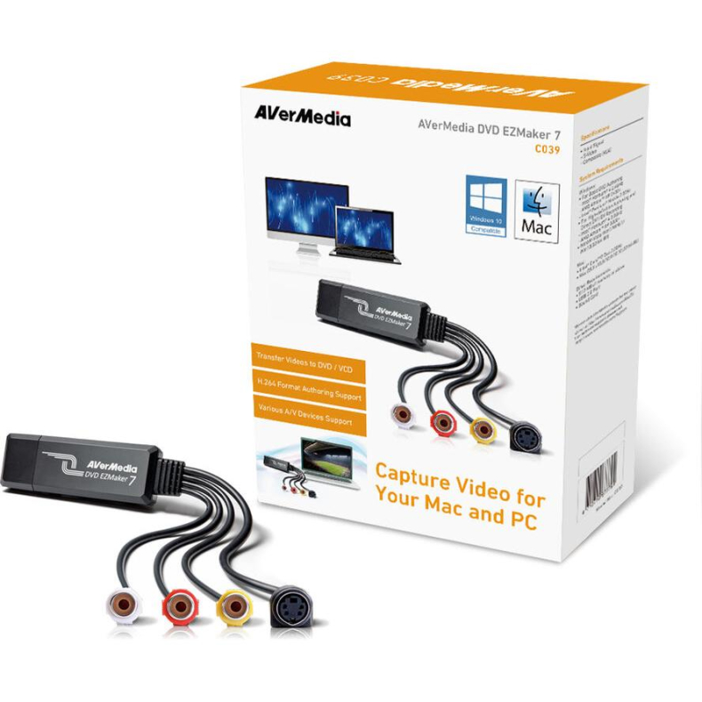 Video Grabber  Avermedia DVD EZMaker 7