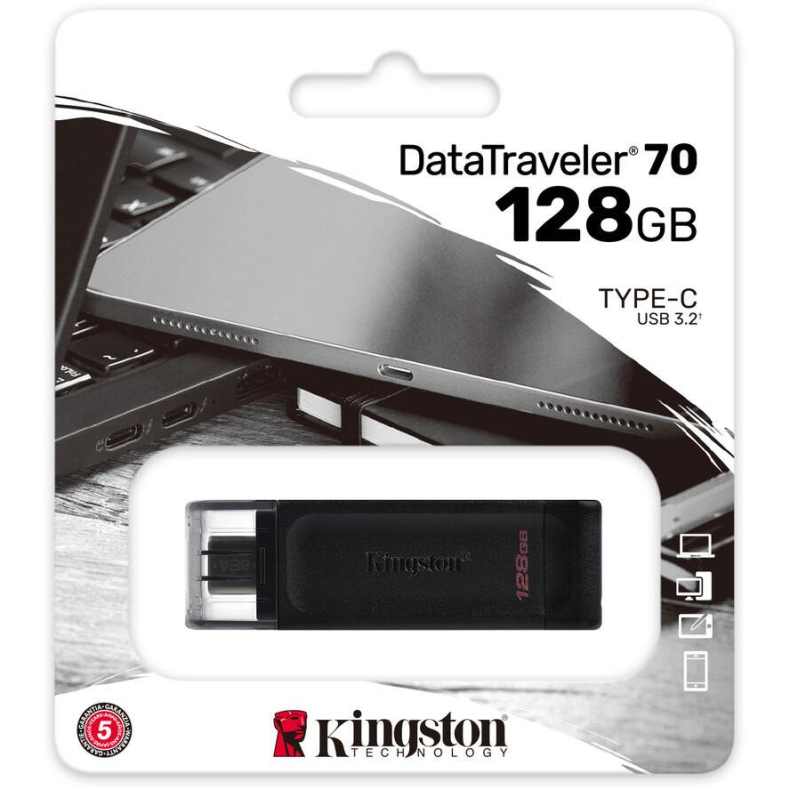 128 GB Kingston DT70 USB-C 3.2 Gen 1