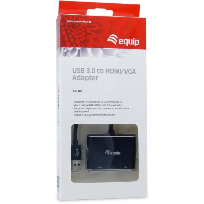 USB Type-A til HDMI,VGA Adapter