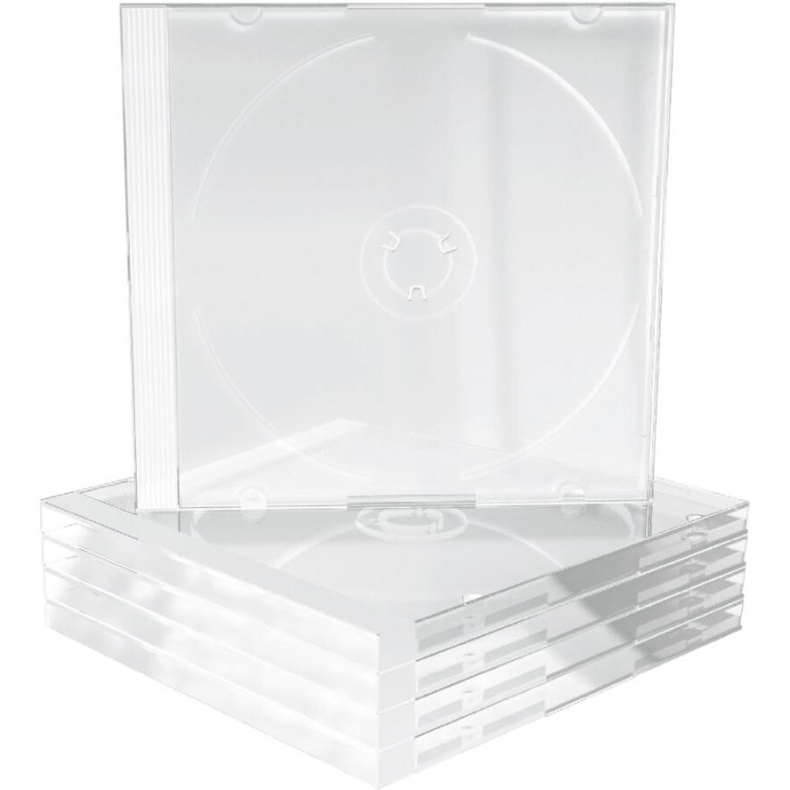 CD-box 5 stk. Slim Transparent