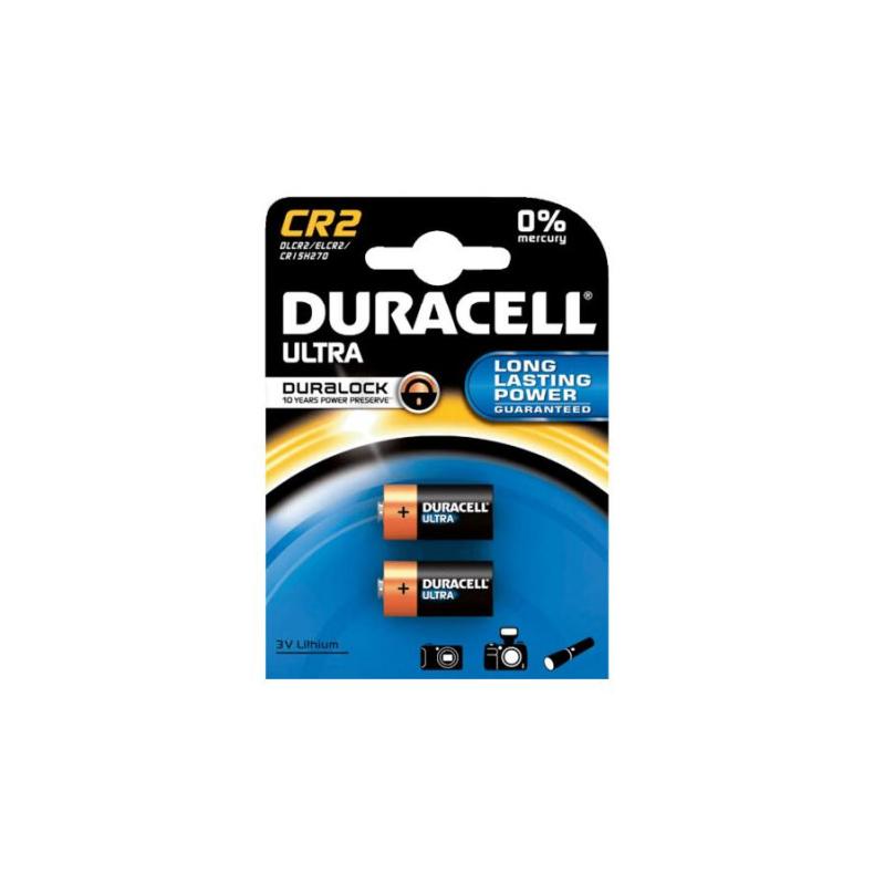 Duracell CR2 Lithium 2stk pack 3V