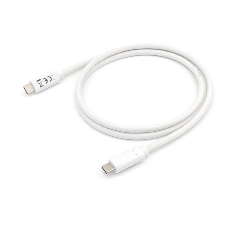 USB 3.2 C Han /Han USB 3.2 C 1m hvid