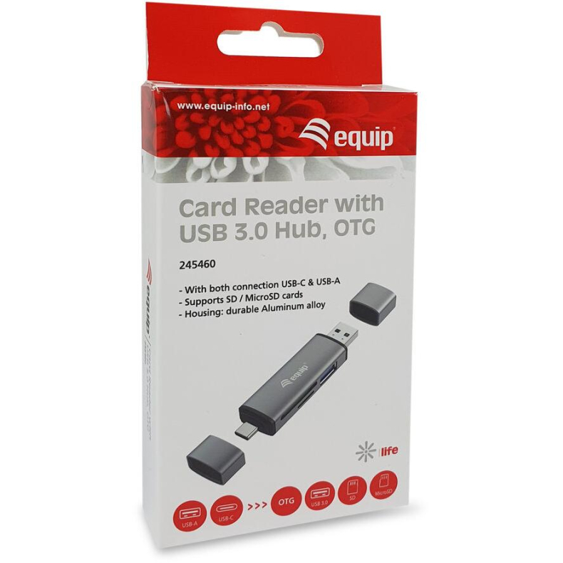 USB 3.0 Cardreader OTG USB A/USB C
