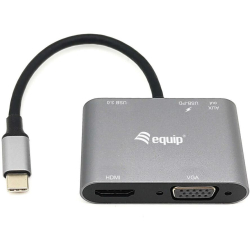USB-C HDMI,VGA/USB3.0,PD,AUX,4K60H