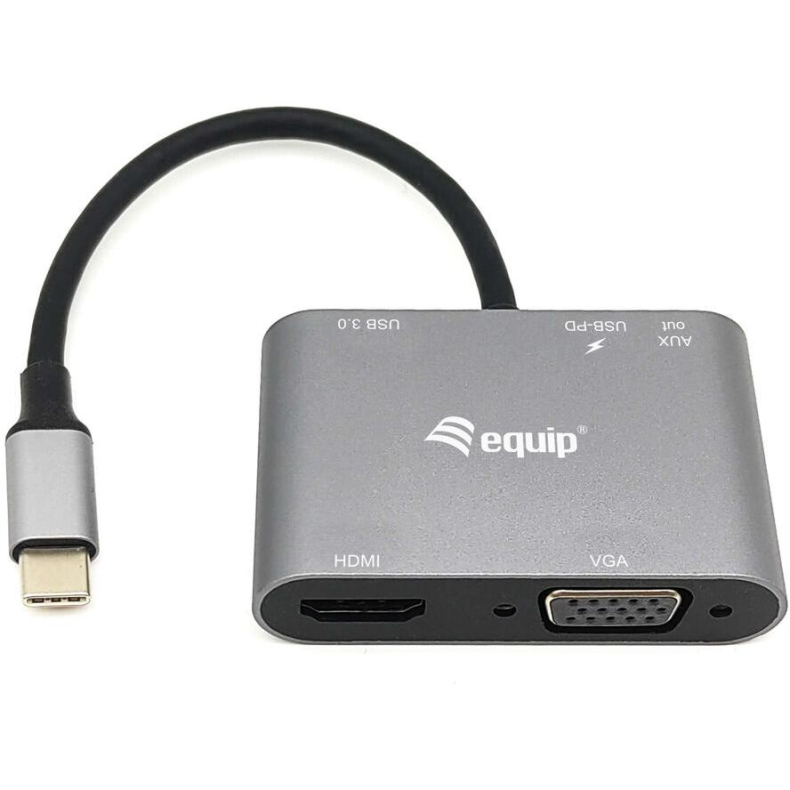 USB-C HDMI,VGA/USB3.0,PD,AUX,4K60H