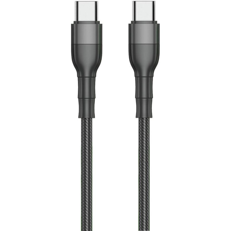 USB C 3.1 Han til  USB c han 1m sort