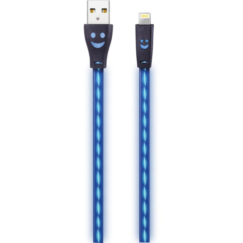 Lightning cable, 1m, LED