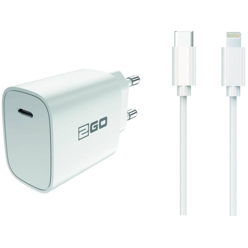 2GO USB-C Strmforsyning til Lightning