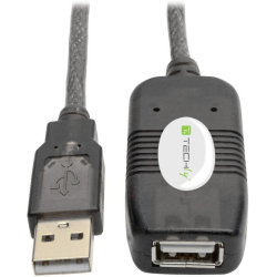 Aktivt USB 2.0-kabel A/B 10meter