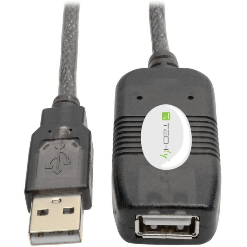 Aktivt USB 2.0-kabel A/B 10meter