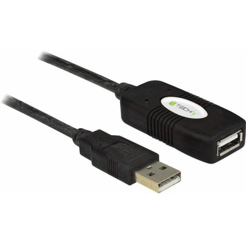 Aktivt USB 2.0-kabel A/B 10meter