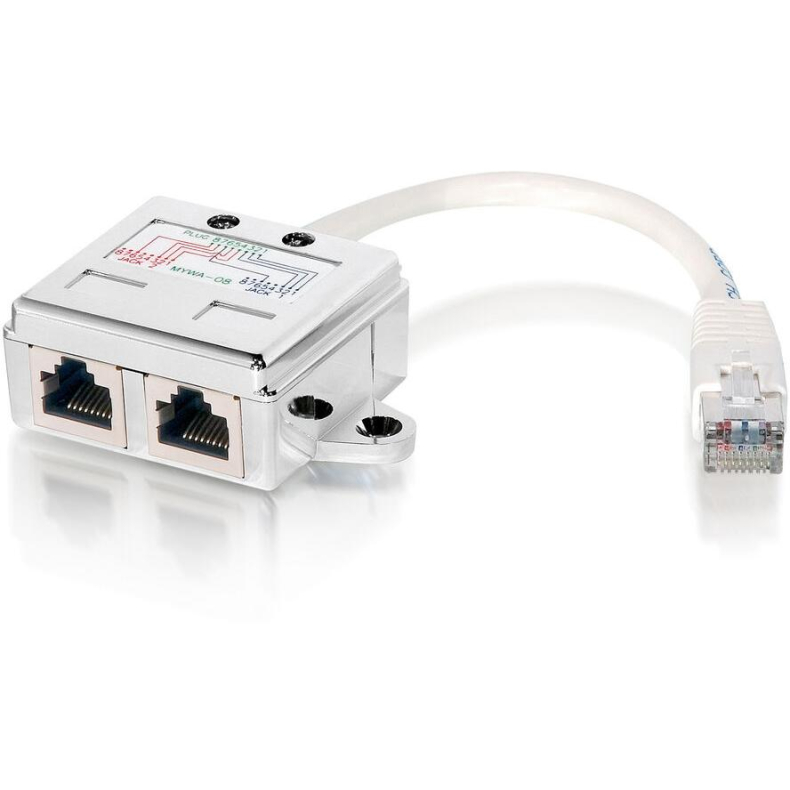 RJ45 Y-Adapter, vgmontering