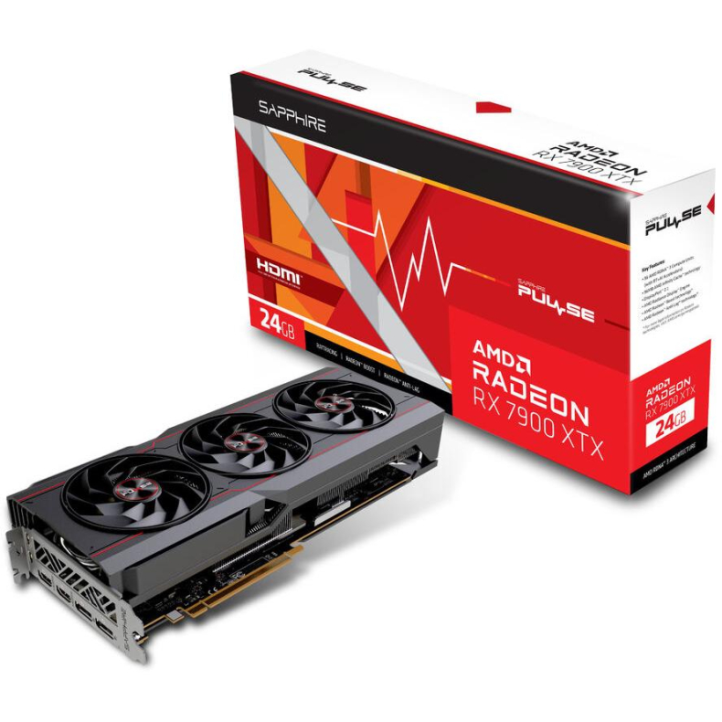 Sapphire Radeon RX7900XTX Gaming Pulse OC 24GB GDDR6