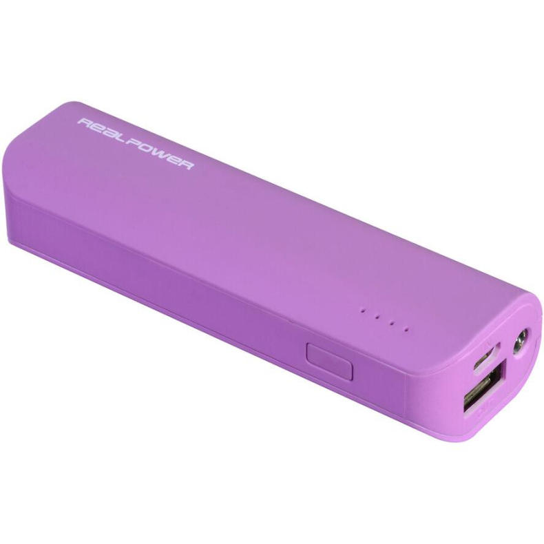 Powerbank PB-2600 lila 2.600mAh 1A USB A