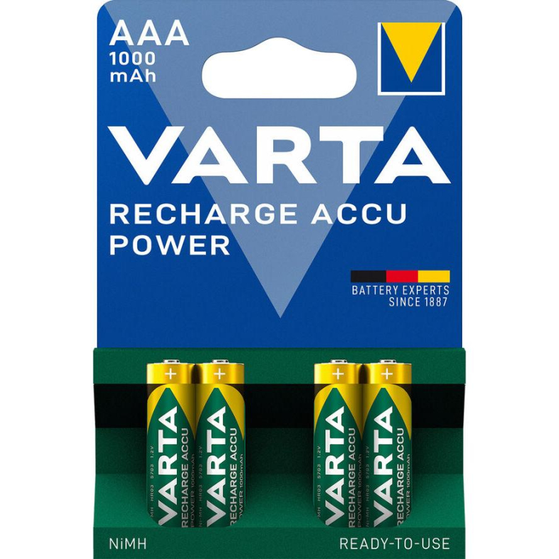 AAA 4 stk. HR03 Recycled 800mah