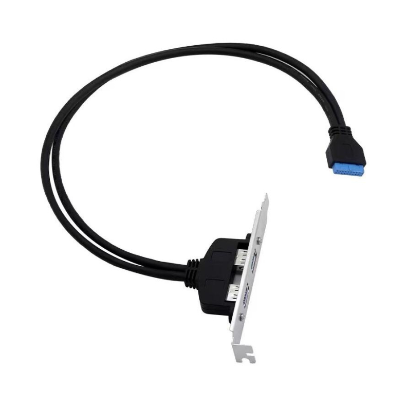 MB 19 Pin Dual 2x USB-A 3.0 Ports