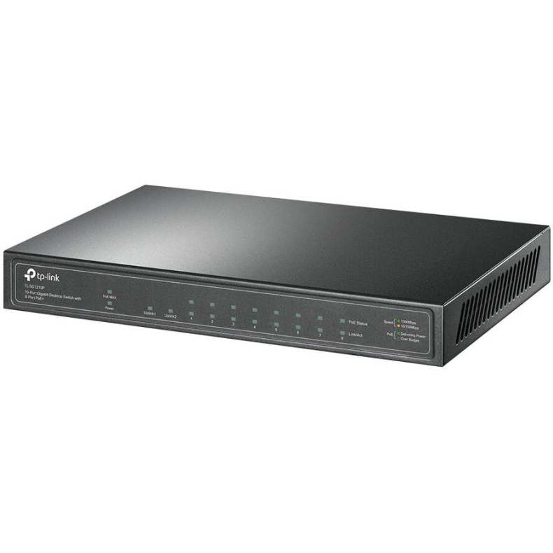 10Port Gigabit Desktop PoE+ Switch