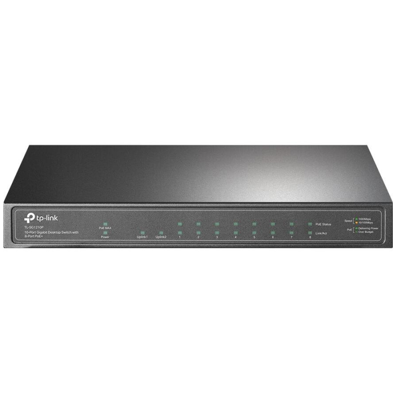 10Port Gigabit Desktop PoE+ Switch